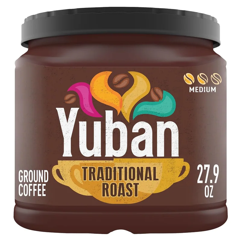 Yuban Traditional Roast Ground Coffee, 27.9 oz canister